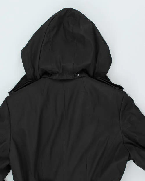Guess Black Trench Coat - L - Image 5