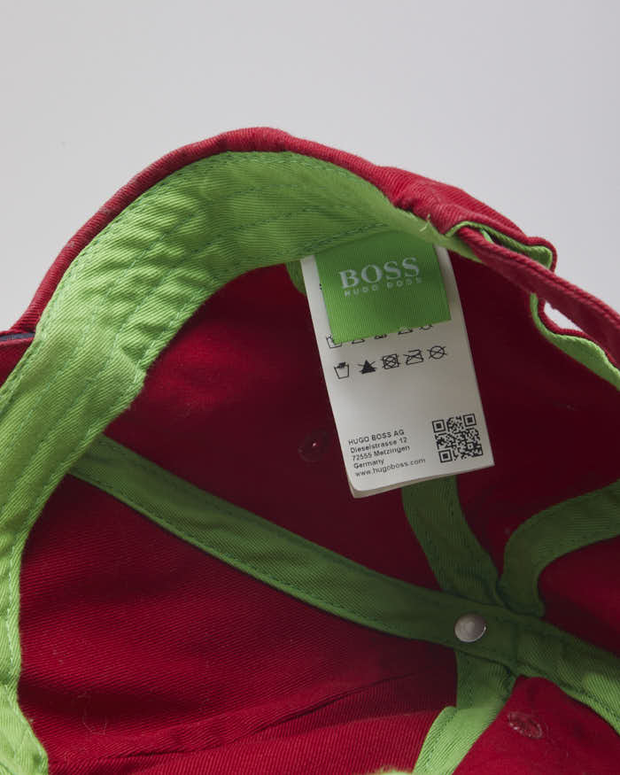 Hugo Boss Red Cap - O/S - Image 4