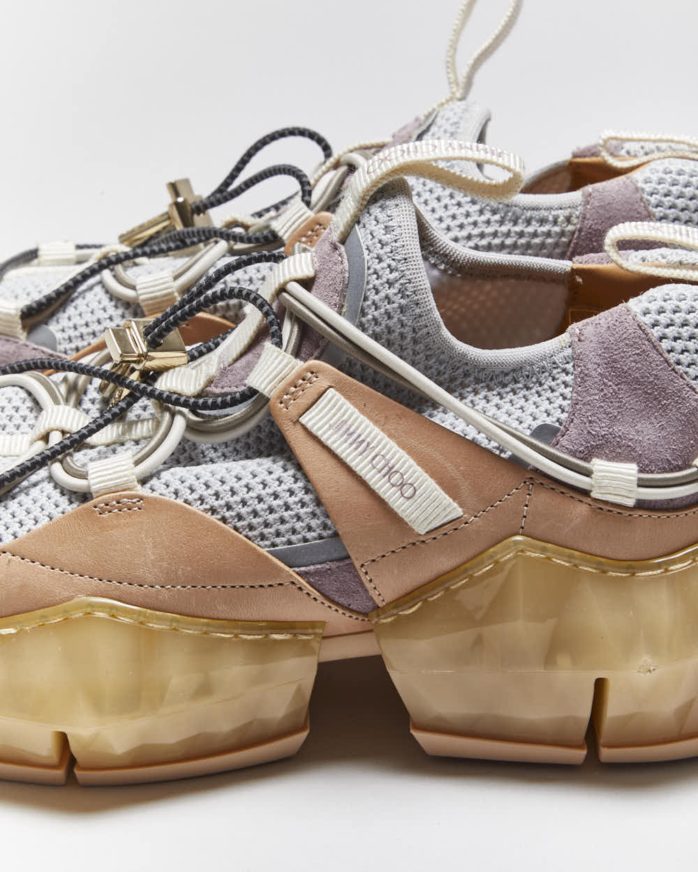 Jimmy Choo Diamond Trainers - UK4 - Image 5