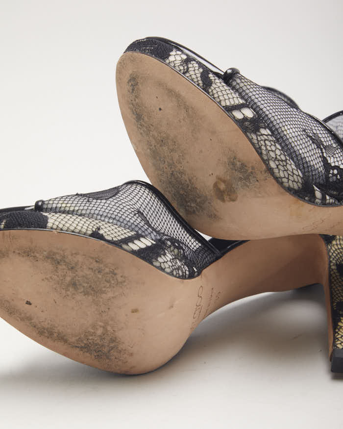 Jimmy Choo Lace Heel - UK2 - Image 7