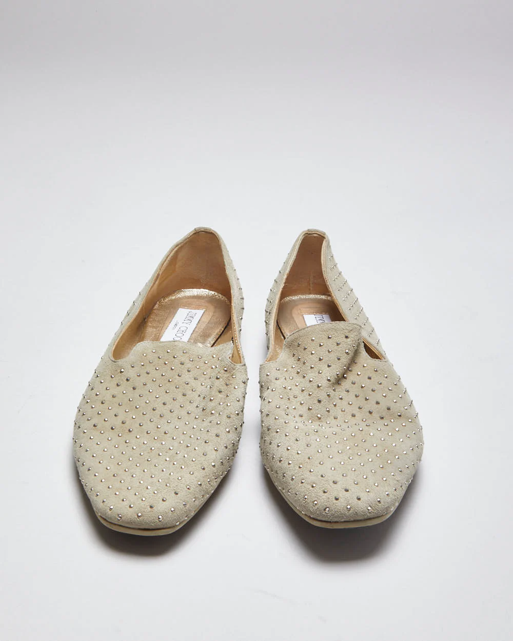 Jimmy Choo Studded Suede Loafers - UK5.5 - Image 3