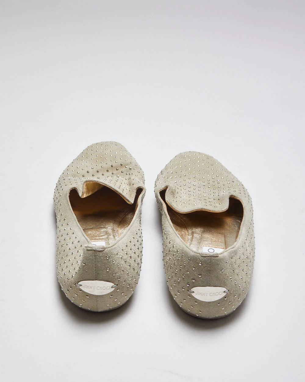 Jimmy Choo Studded Suede Loafers - UK5.5 - Image 4