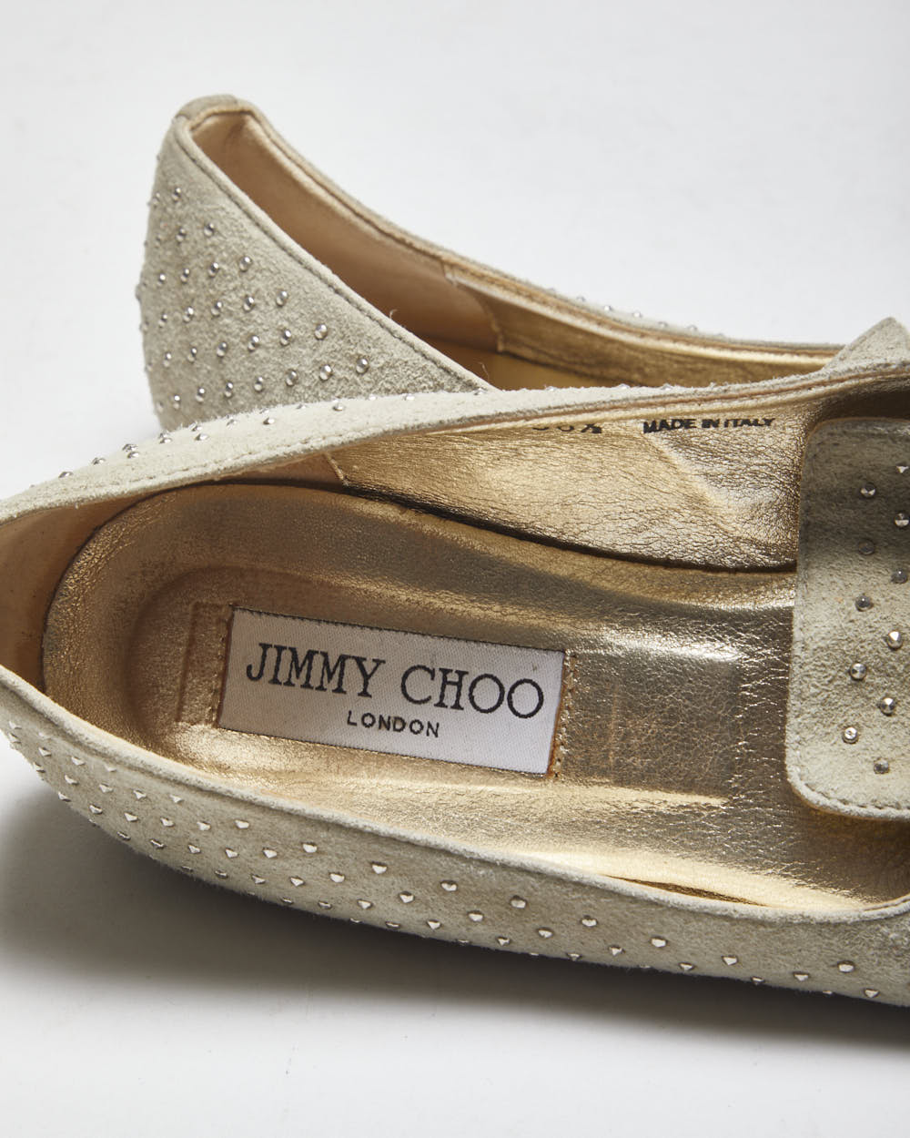 Jimmy Choo Studded Suede Loafers - UK5.5 - Image 5