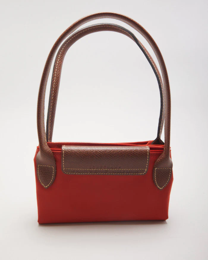 Longchamp Le Pilage Orange Small Tote Bag - Image 5
