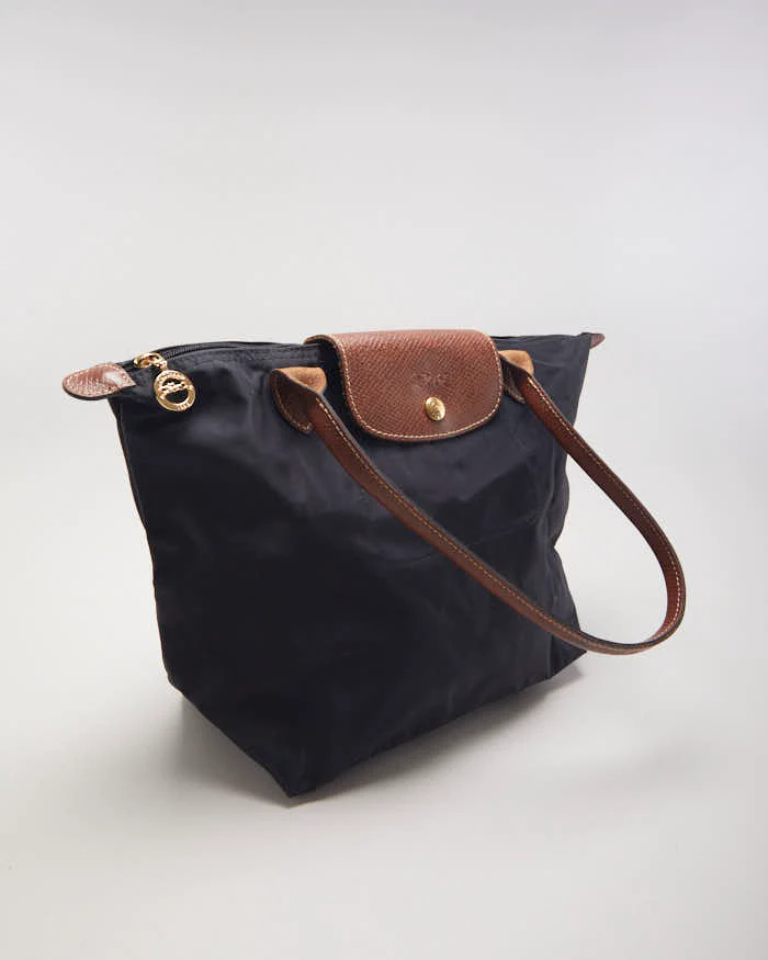 Longchamp Mini Black Tote Bag - Image 3