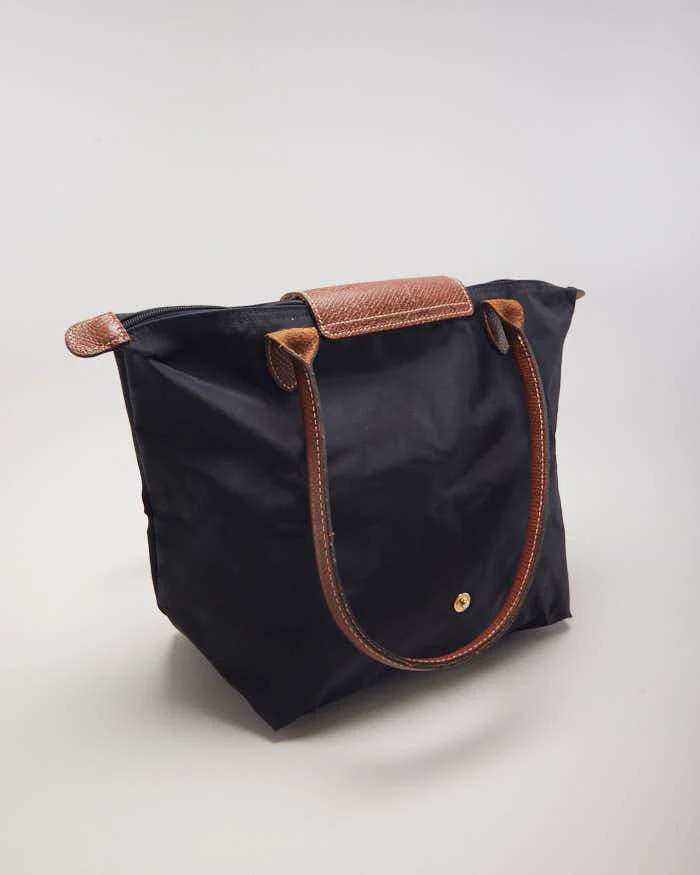 Longchamp Mini Black Tote Bag - Image 4