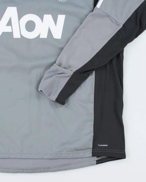 Manchester United Fleece Lined Lightweight Hooded Pullover - XL - Image 4