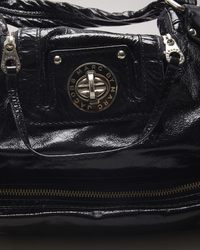 Marc Jacobs Patent Leather Black Bag Handbag - Image 3
