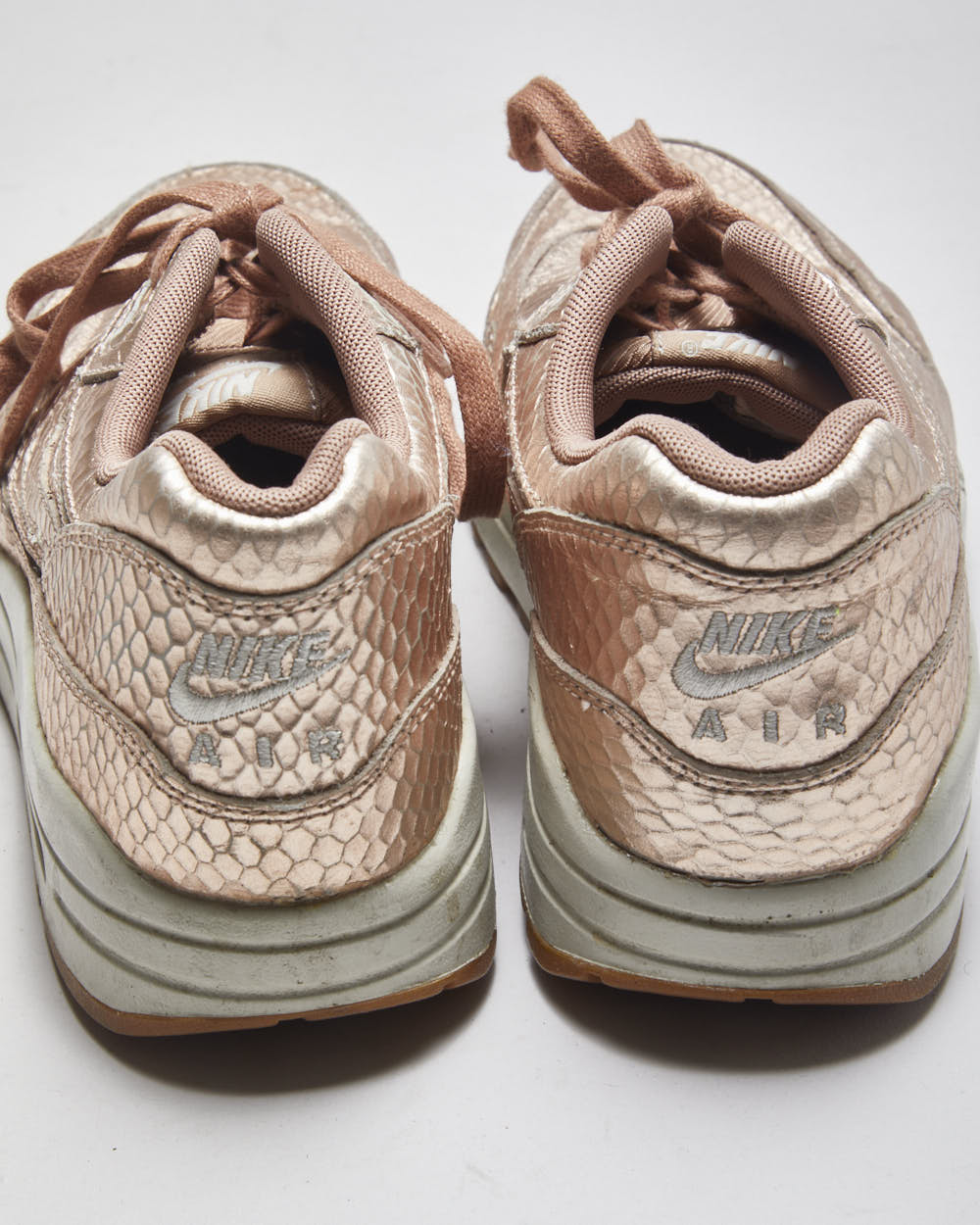 Nike Air Max Pink Faux Croc Trainers - UK4 - Image 6