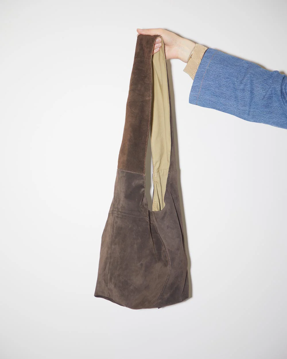 Rokit Originals Rework Stevie Suede Bag - Image 4