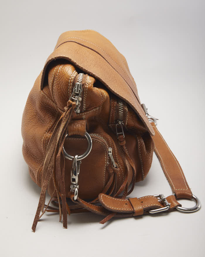 Roots Canadian Leather Brown Handbag - Image 4