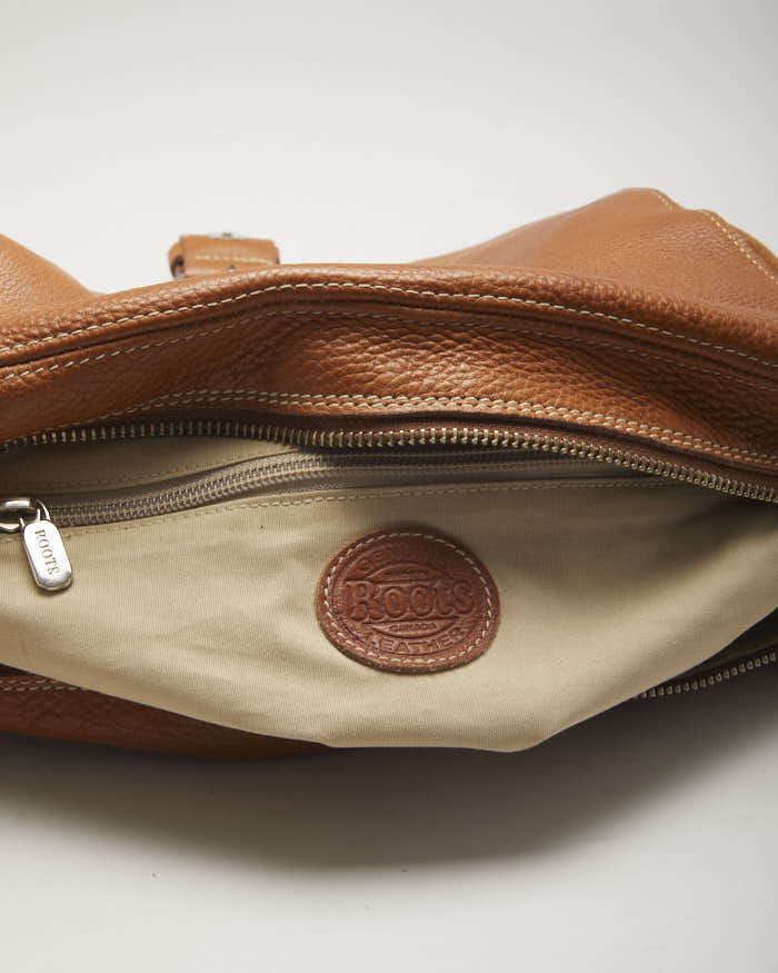 Roots Canadian Leather Brown Handbag - Image 5