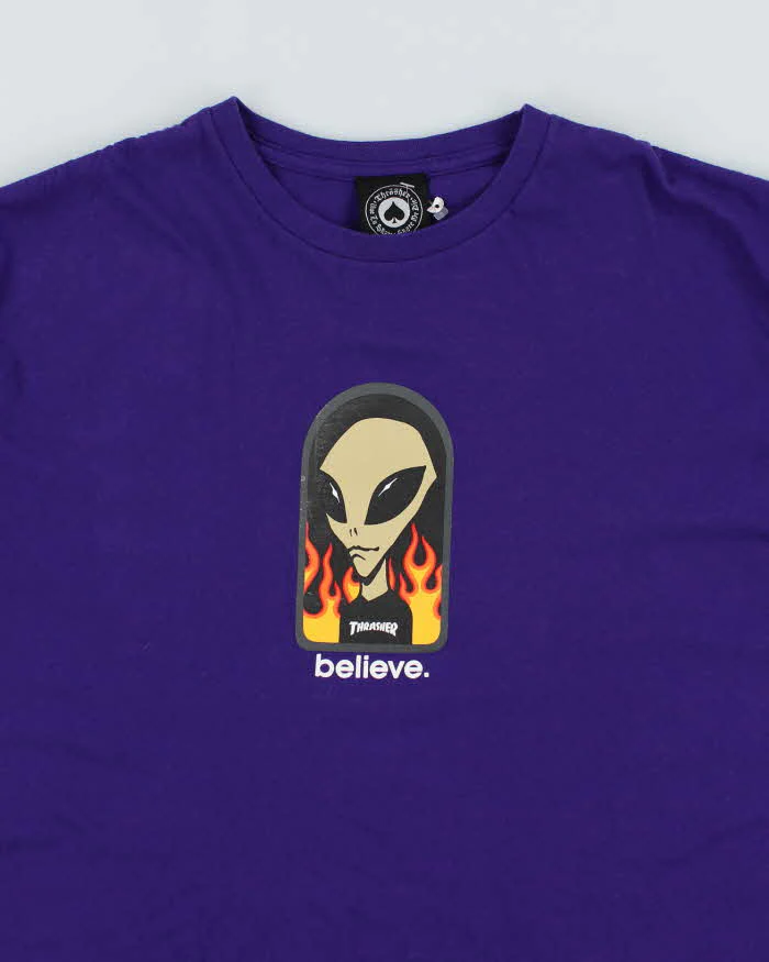 Thrasher Magazine x Alien Workshop Believe T-Shirt - L - Image 3