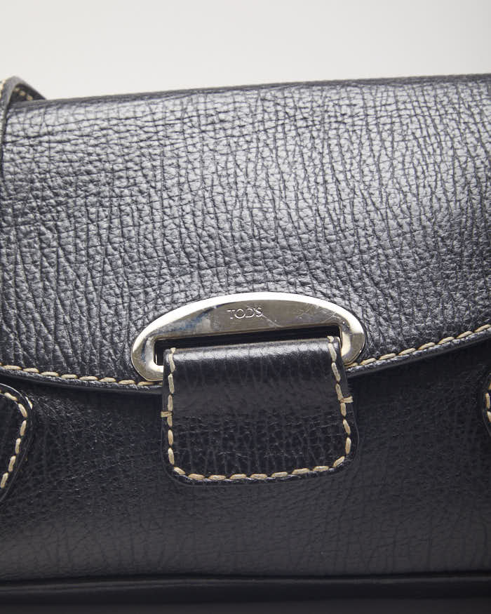 Tods Black Leather Handbag - Image 3