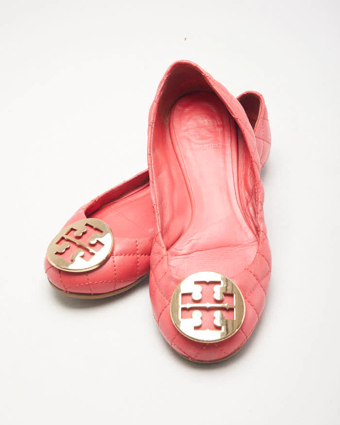 Tory Burch Quilted Ballet Pumps - UK3 - Image 5