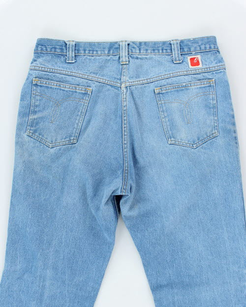 Vintage 1970's GWG Light Wash Jeans - W34 L30 - Image 4