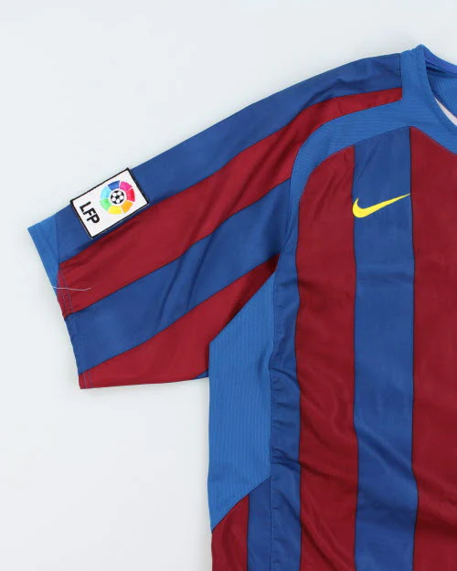 Vintage 2000's Barcelona FC Home Football Jersey - XL - Image 4