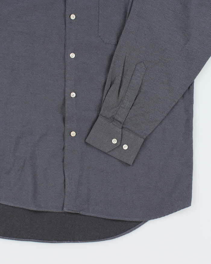 Vintage 2000's Christian Dior Plain Grey Shirt - L - Image 4