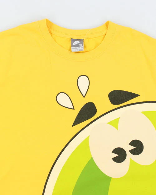 Vintage 2000's Nike Tennis Wrap Print T-Shirt - L - Image 3