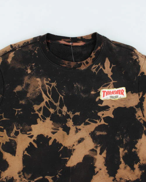 Vintage 2000's Thrasher Tie Dye Sweatshirt - M - Image 3