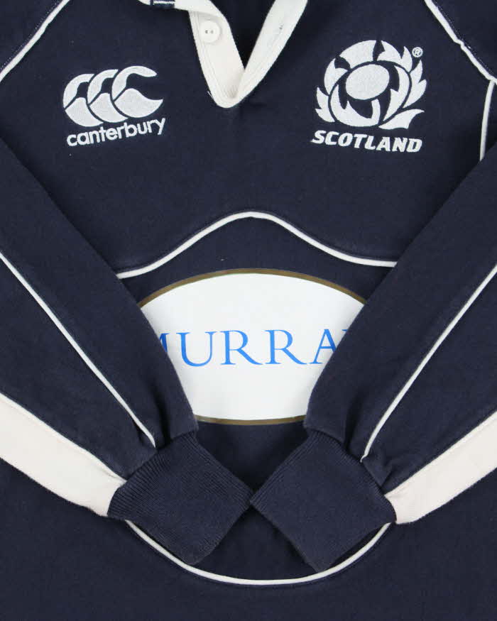 Vintage 2007 Canterbury Scotland International RFC Long Sleeve Rugby Shirt - 12 Years - Image 4