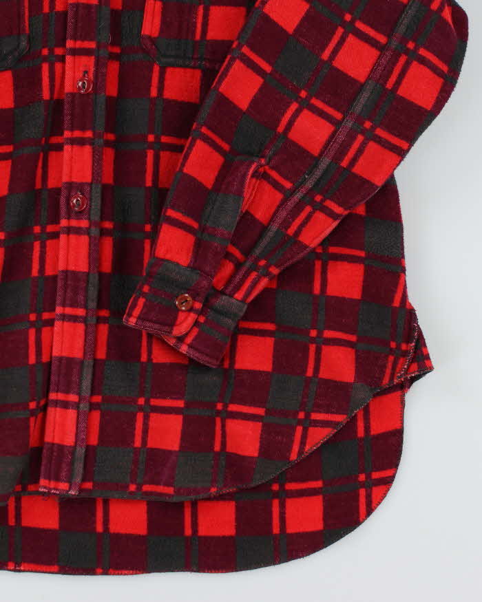 Vintage 60s Champion Thick Flannel Shirt - L - Image 4