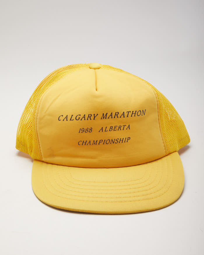 Vintage 80's Calgary Marathon Trucker Cap - OS - Image 3