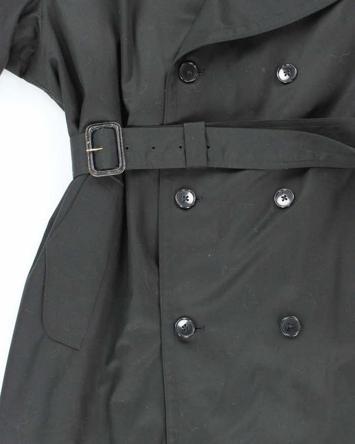 Vintage 80's Christian Dior Wool Blend lined Long Overcoat - XL - Image 4