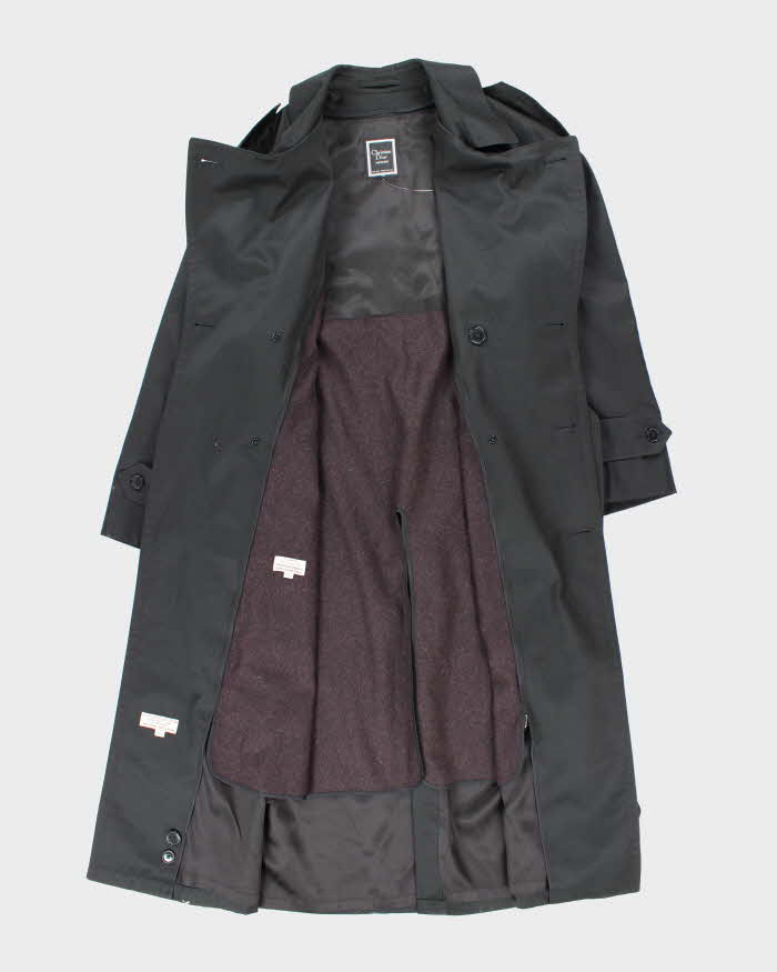 Vintage 80's Christian Dior Wool Blend lined Long Overcoat - XL - Image 5