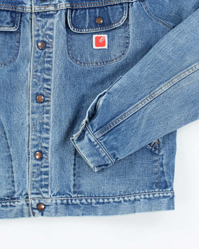 Vintage 80's GWG Heavyweight Snap Button Denim Chore Jacket - L - Image 4