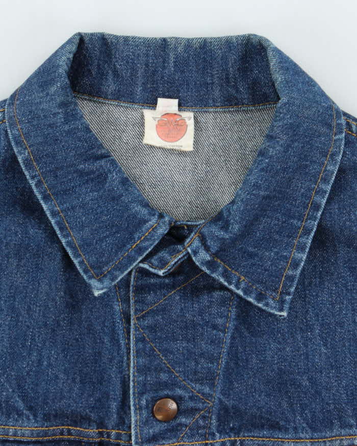 Vintage 80's GWG Scrubbies Dark Wash Denim Jacket - L - Image 5