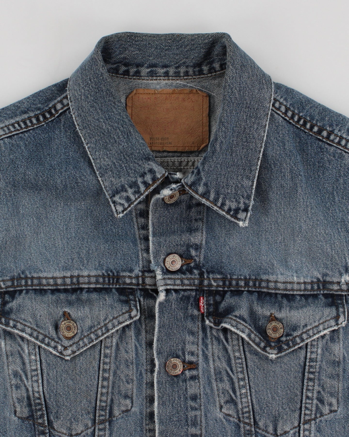 Vintage 80s Levi's Denim Vest - M - Image 3