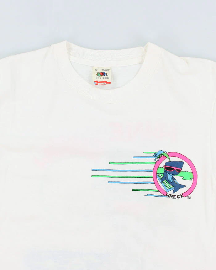 Vintage 80's Whale Wreck Single Stitch T-Shirt - L - Image 3