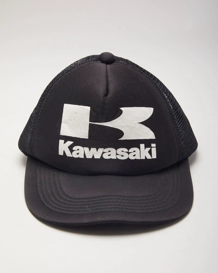 Vintage 90's Kawasaki Bikes Trucker Cap - OS - Image 3
