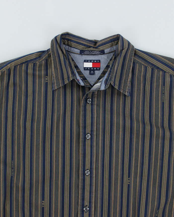 Vintage 90s Tommy Hilfiger Long Sleeve Shirt - M - Image 3