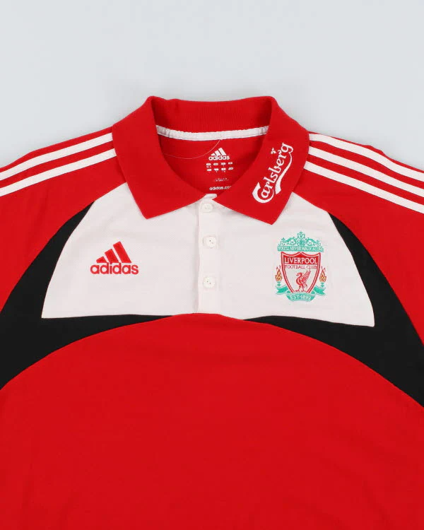 Vintage Adidas Liverpool FC Polo Shirt - L - Image 3