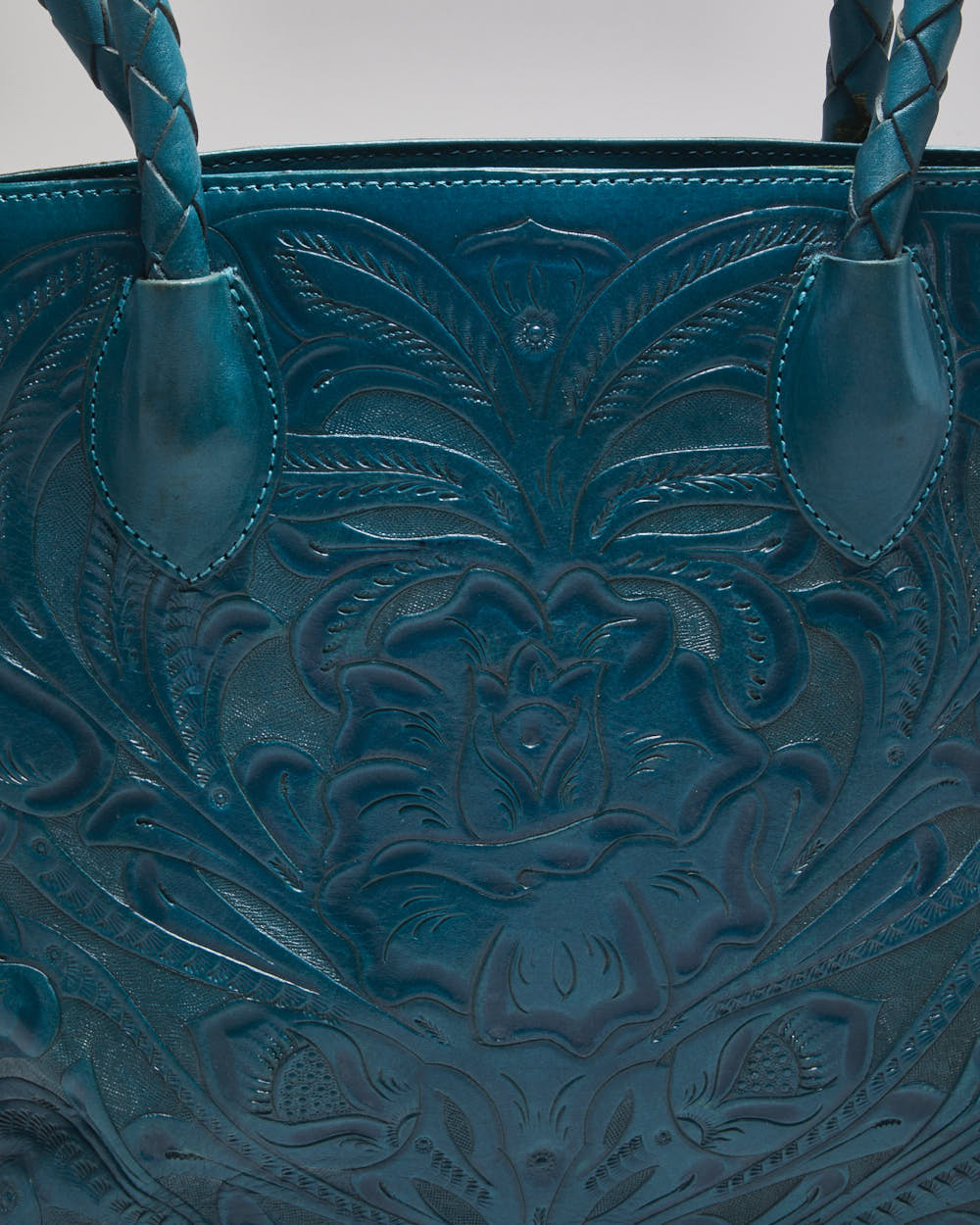 Vintage Alejandro Yeo Tooled Bag - Image 4