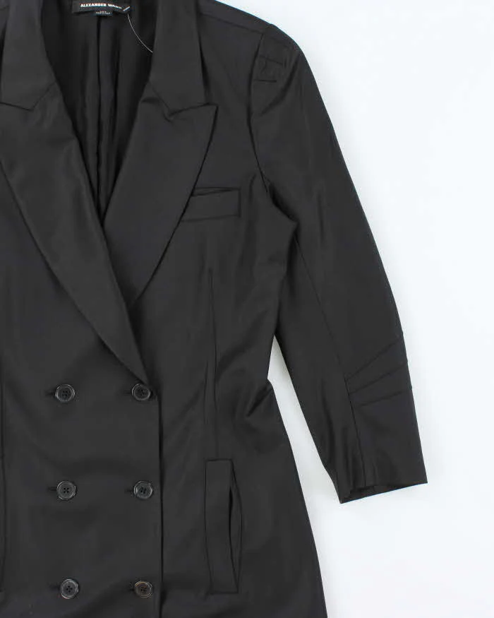 Vintage Alexander Wang Satin Double Breasted Women's Long Blazer - S - Image 3