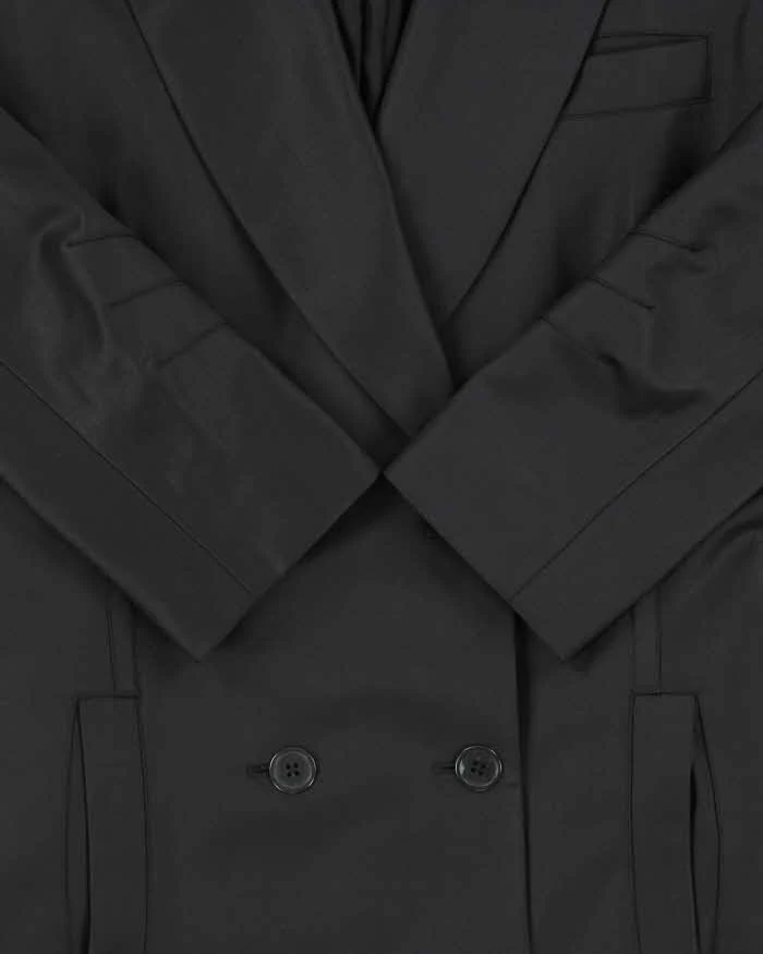 Vintage Alexander Wang Satin Double Breasted Women's Long Blazer - S - Image 5