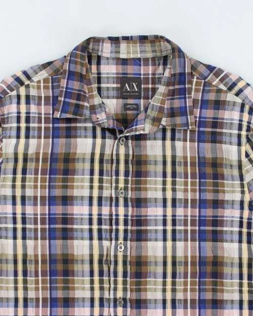 Vintage Armani Exchange Patterned Shirt - L - Image 3