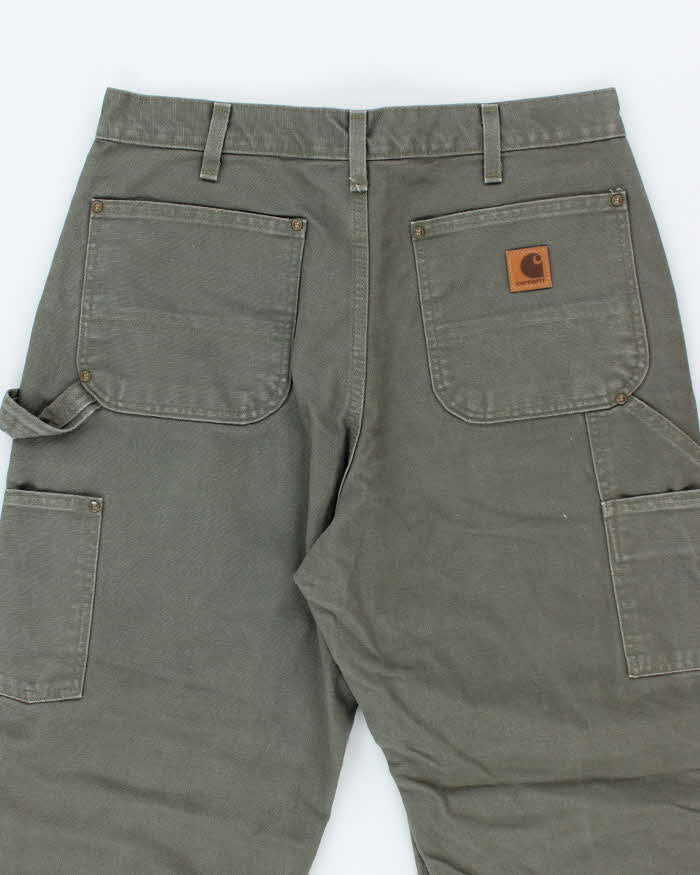 Vintage Carhartt Heavyweight Double Knee Carpenter Trousers - W30 L30 - Image 4