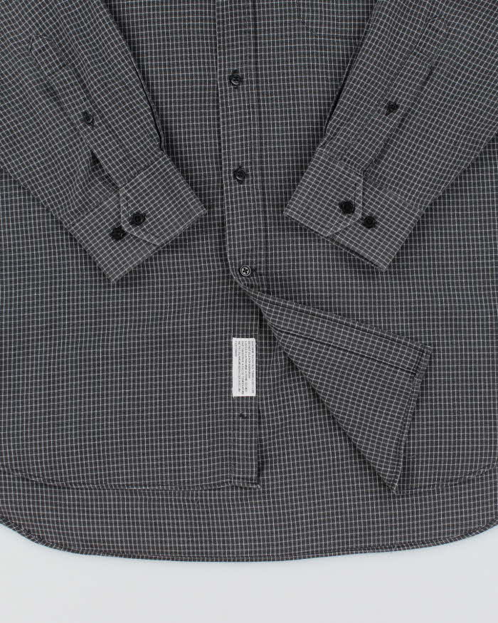 Vintage Christian Dior Check Long Sleeve Shirt - XXL - Image 4