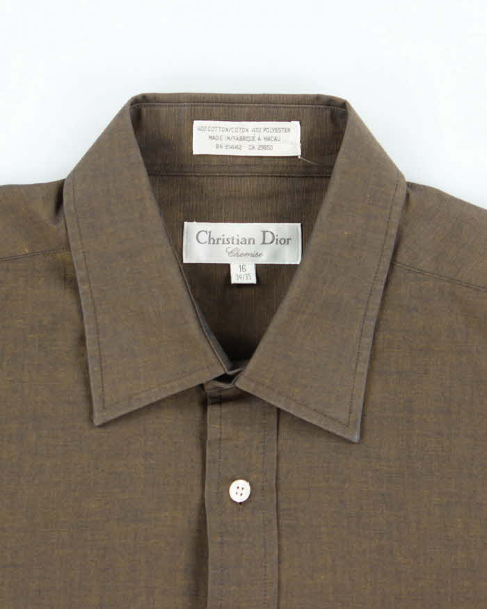 Vintage Christian Dior Iridescent Long Sleeve Shirt - XL - Image 5