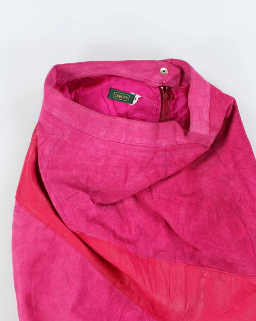 Vintage Danier Pink Suede Skirt - XS - Image 3