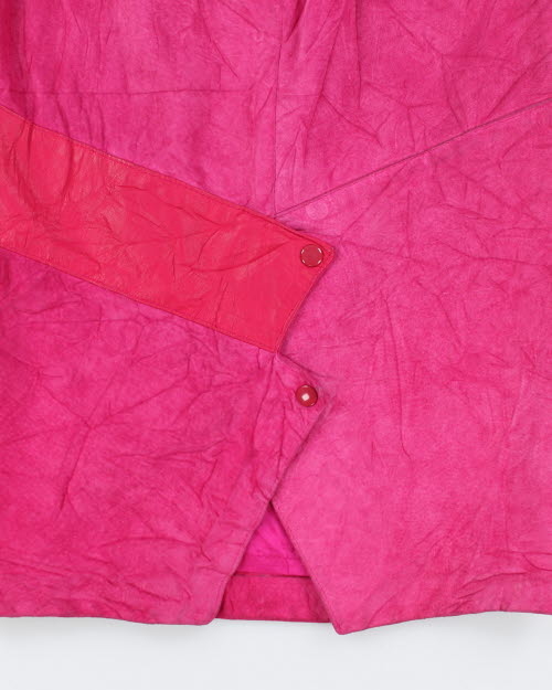Vintage Danier Pink Suede Skirt - XS - Image 4