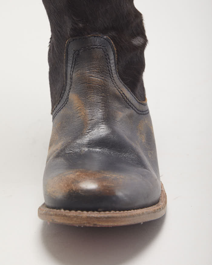 Vintage Freebird Pony Hair Leather Boots - UK4 - Image 7