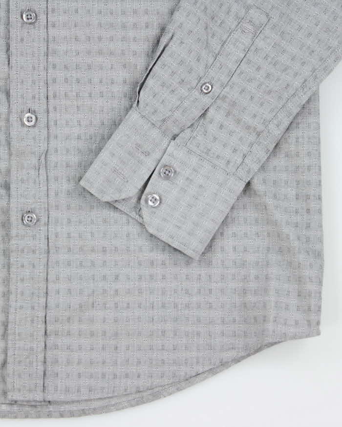 Vintage Guy Laroche Grey Long Sleeve Shirt -  M - Image 4