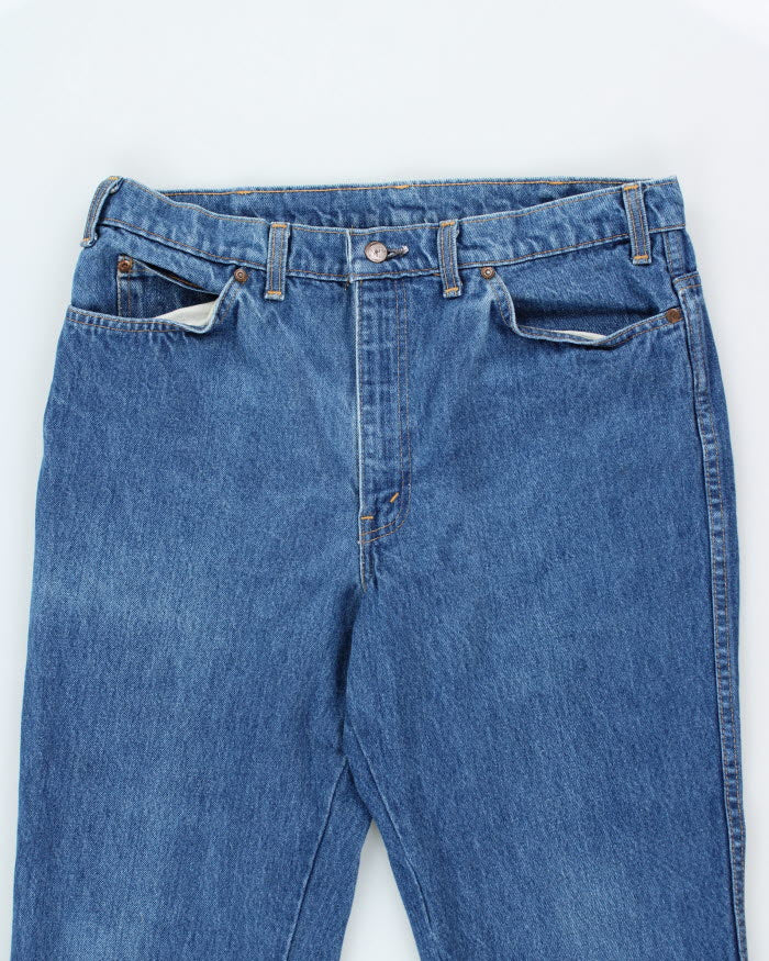 Vintage GWG Relaxed Fit Dark Wash Jeans - W32 L26 - Image 3