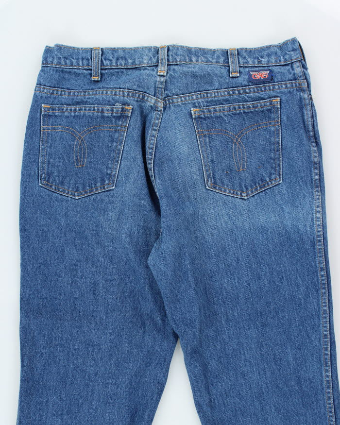 Vintage GWG Relaxed Fit Dark Wash Jeans - W32 L26 - Image 4