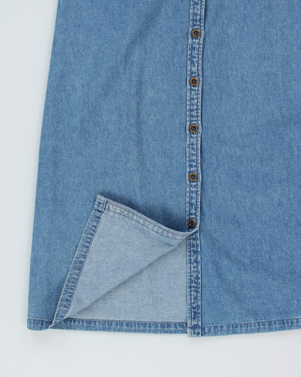 Vintage Khakis International Design Denim Dress - M - Image 4